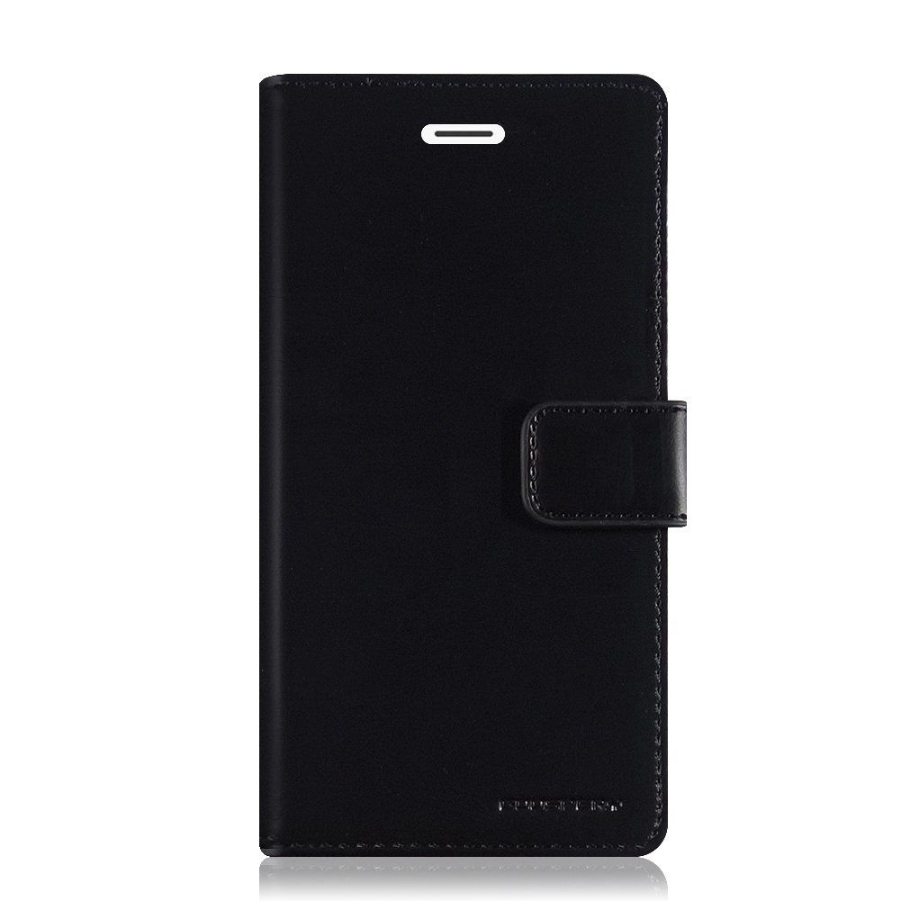 Telefoonhoesje geschikt voor Apple iPhone 13 Pro - Blue Moon Diary Wallet Case - Zwart afbeelding