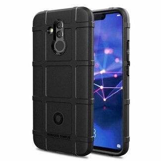 Case2go Hoesje voor Huawei Mate 20 Lite - Beschermende hoes - Back Cover - TPU Case - Zwart