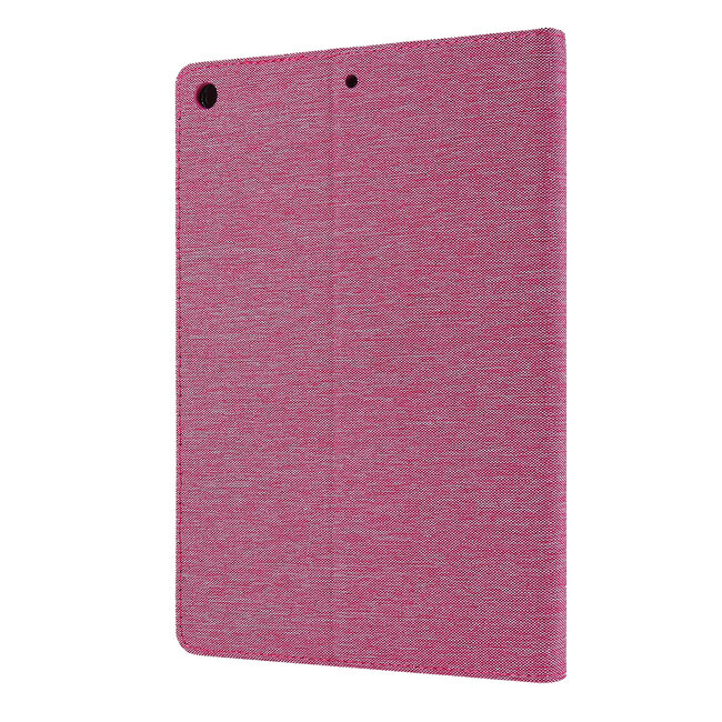 Case2go - Tablet hoes geschikt voor iPad 2021 - 10.2 Inch - Book Case met Soft TPU houder - Roze