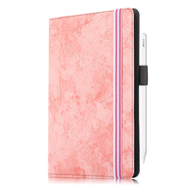 Universele 7/8 inch tablet hoes - Wallet Book Case - Roze