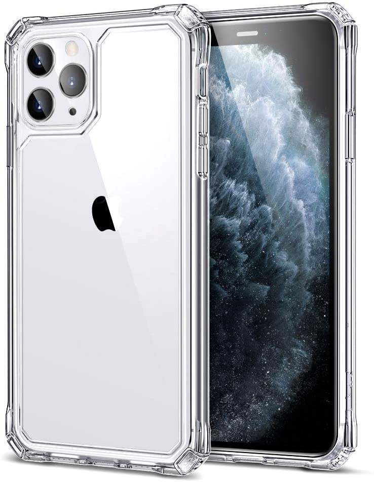 ESR Air Armor - Hoesje geschikt voor iPhone 12 Pro Max - Schokbestendige Back Cover - Extreme TPU Back Cover - Transparant afbeelding