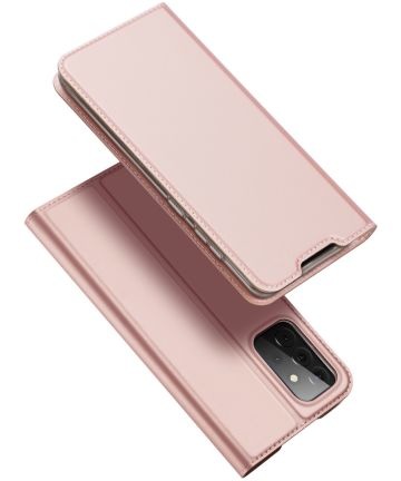 Samsung Galaxy A72 5G Hoesje - Dux Ducis Skin Pro Book Case -  Rosé-Goud afbeelding