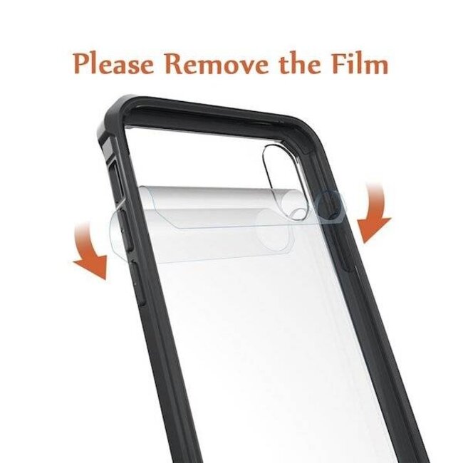 Hybrid Armor Case geschikt voor iPhone X / XS - Zwart