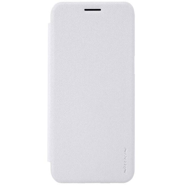 Sparkle Slim Booktype Hoesje geschikt voor Galaxy S8 Plus - Wit