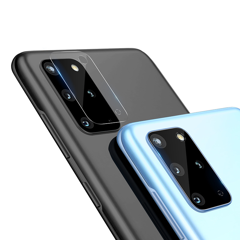 nillkin - Full cover camera lens screenprotector geschikt voor Samsung Galaxy S20 Plus - tempered glass - transparant (2-pack) afbeelding