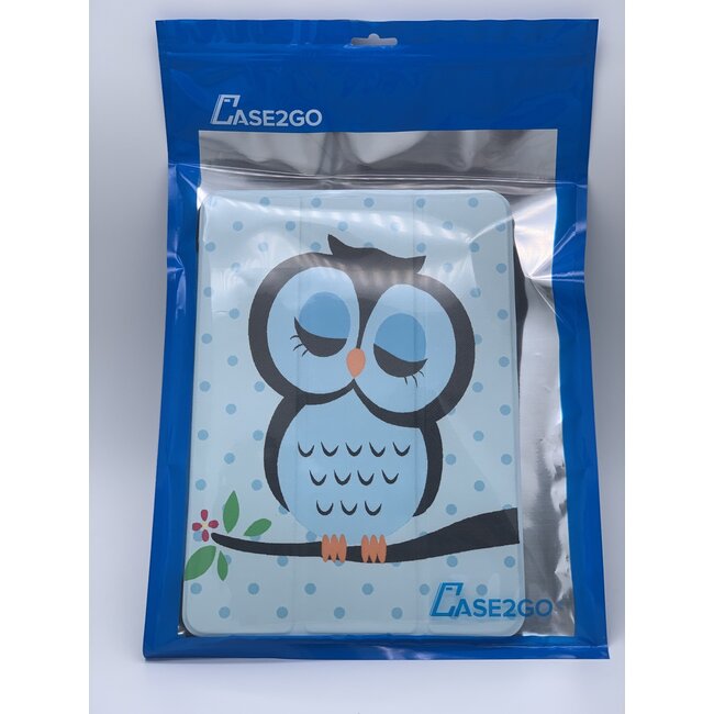 Tablet hoes geschikt voor Apple iPad Pro 11 - Tri-Fold Book Case - Uil