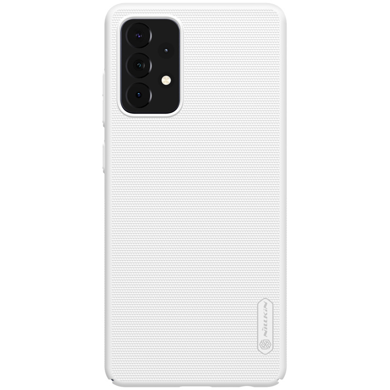 Nillkin - Samsung Galaxy A72 Hoesje - Super Frosted Shield - Back Cover - Wit afbeelding