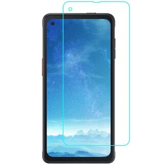 Case2go Case2go - Screenprotector geschikt voor Samsung Galaxy Xcover Pro - Tempered Glass - Case Friendly - Transparant