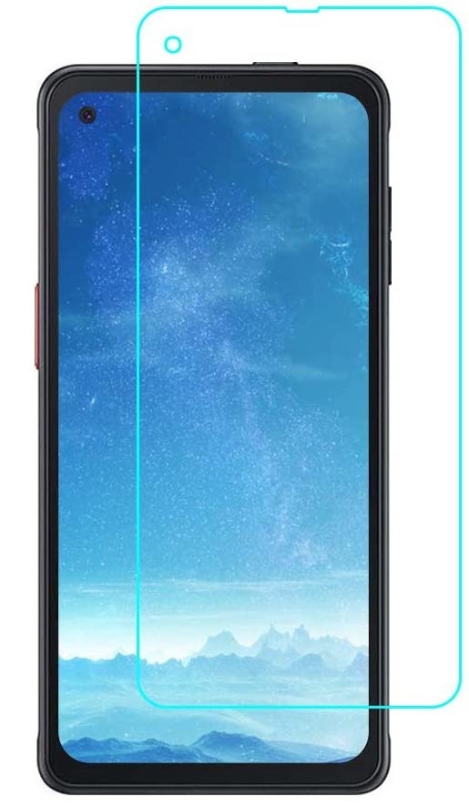 Case2go - Screenprotector geschikt voor Samsung Galaxy Xcover Pro - Tempered Glass - Case Friendly - Transparant afbeelding