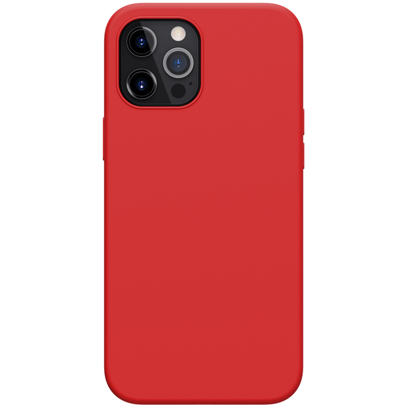 Nillkin - Hoesje geschikt voor iPhone 12 Pro Max - Flex Pure Pro Serie - Back Cover - Rood afbeelding