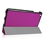Tablet hoes geschikt voor Huawei MediaPad T2 10.0 Tri-Fold Book Case Paars