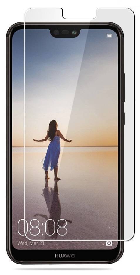 Screenprotector geschikt voor Huawei P20 Lite - Tempered Glass Screenprotector afbeelding