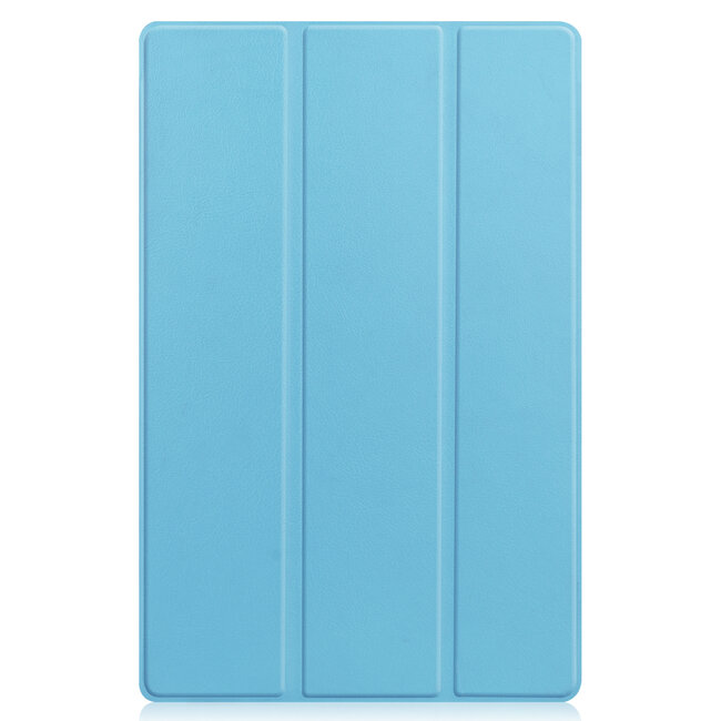 Tablet hoes geschikt voor Lenovo Tab P11 Plus (11 inch) - Tri-Fold Book Case - Licht Blauw
