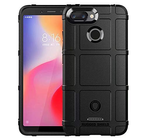 Hoesje voor Xiaomi Redmi 6 - Beschermende hoes - Back Cover - TPU Case - Zwart afbeelding