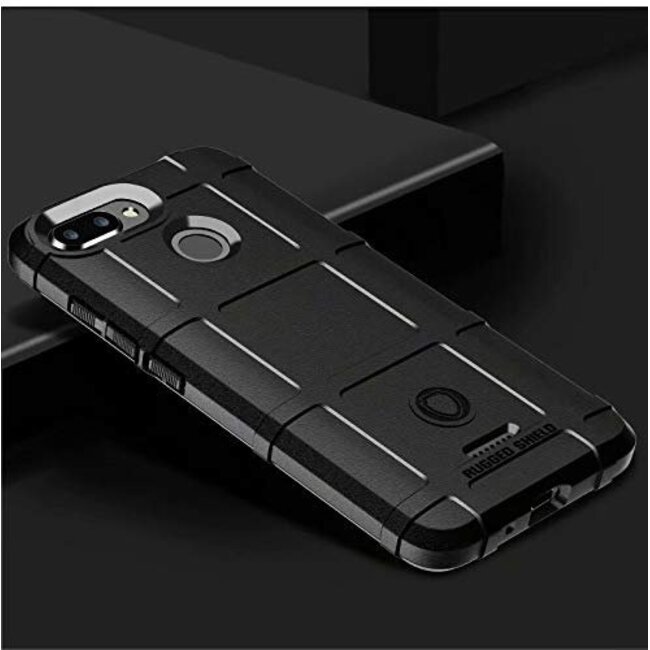 Hoesje geschikt voor Xiaomi Redmi 6 - Beschermende hoes - Back Cover - TPU Case - Zwart