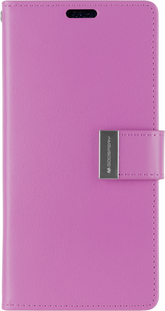 Telefoonhoesje geschikt voor Apple iPhone 13 Pro Max - Goospery Rich Diary Case - Hoesje met Pasjeshouder - Paars afbeelding