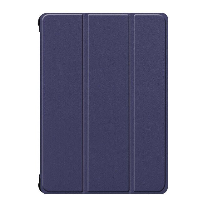 Tablet hoes geschikt voor Lenovo Tab P10 - Tri-fold Book Case - Donker Blauw