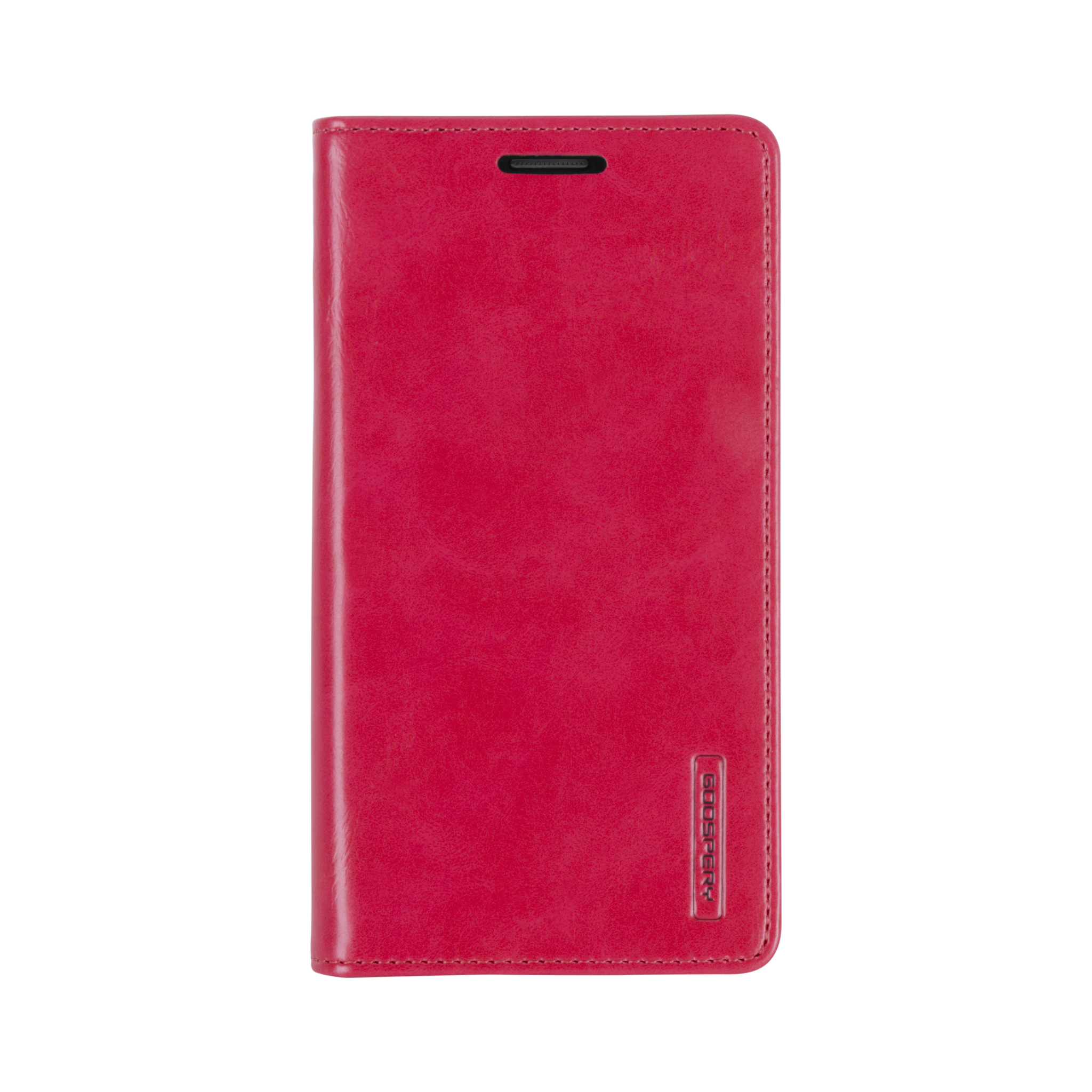 Hoesje geschikt voor iPhone 12 Pro Max - Blue Moon Flip Case - Met pasjeshouder - Rood afbeelding