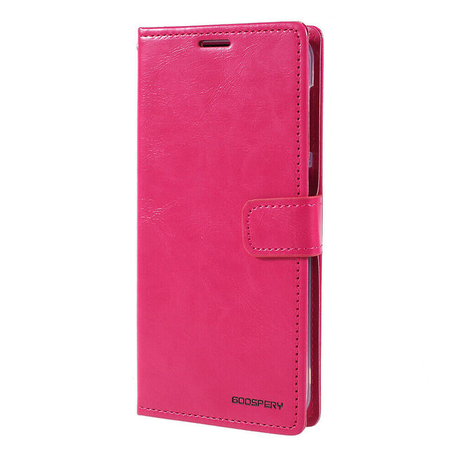 Hoesje geschikt voor Samsung Galaxy S10e - blue moon diary wallet case - roze