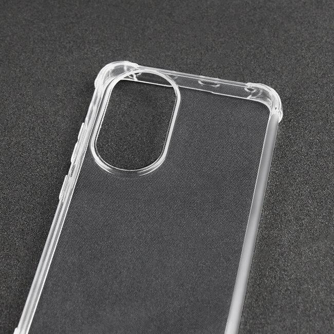 Huawei P50 Hoesje + Screenprotector- Clear Soft Case - Siliconen Back Cover - Shock Proof TPU - Transparant