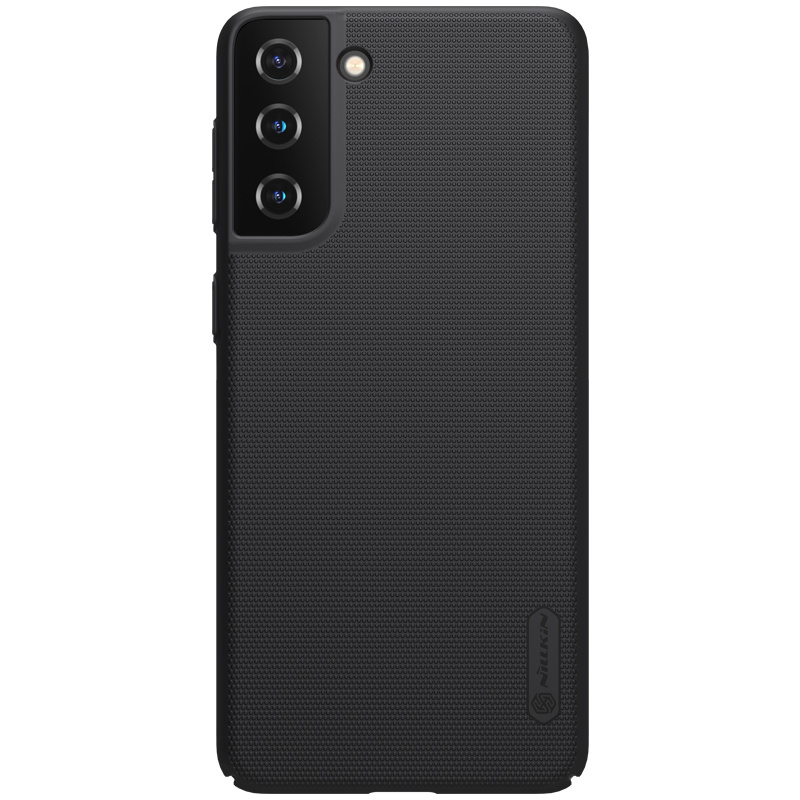 Nillkin - Samsung Galaxy S21 Plus Hoesje - Super Frosted Shield - Back Cover - Zwart afbeelding