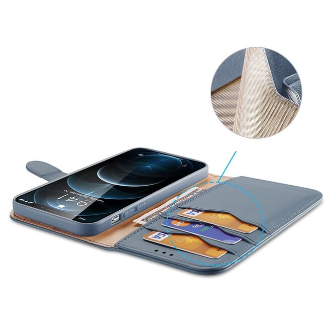 Hoesje geschikt voor iPhone 12 Pro Max - Dux Ducis Hivo Series Case - Blauw
