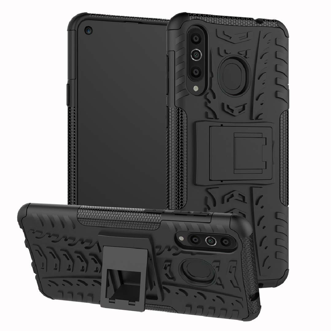 Samsung Galaxy A8s hoesje - Schokbestendige Back Cover - Zwart afbeelding