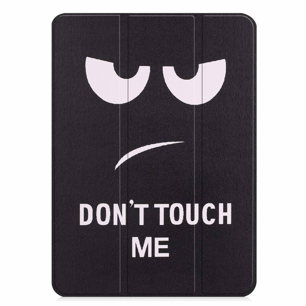 Tablet hoes geschikt voor Apple iPad Pro 11 (2018)  - Tri-Fold Book Case - Don't touch me afbeelding