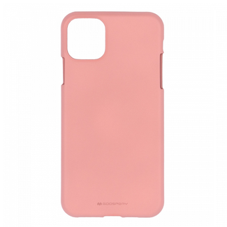 Mercury Goospery Apple Hoesje geschikt voor iPhone 11 - Soft Feeling Case - Back Cover - Roze