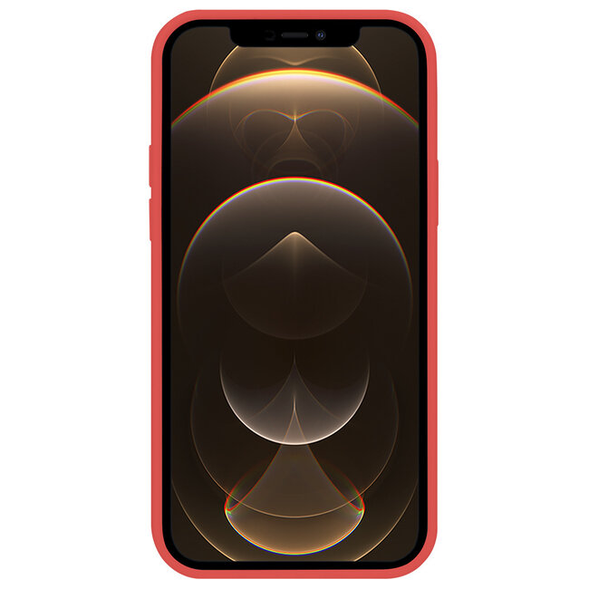 Hoes geschikt voor iPhone 12 Mini / Apple magnetische Ring &amp; oplaadfunctie - TPU Back Cover - Roze