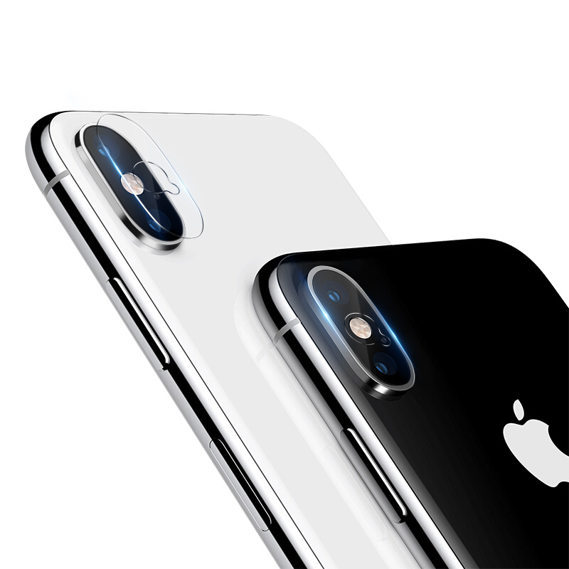 Nillkin - Screenprotector geschikt voor Apple iPhone Xs Max - Full Cover Camera lens screenprotector - Tempered Glass - Transparant (2-Pack) afbeelding