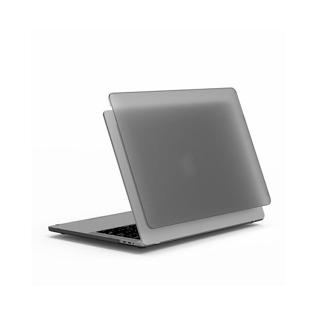 WIWU - Laptoptas- Cover geschikt voor MacBook Air 13 inch hard case (2018) - Laptophoes- Clip- Laptop Sleeve- Laptop Tas-On cover - Zwart