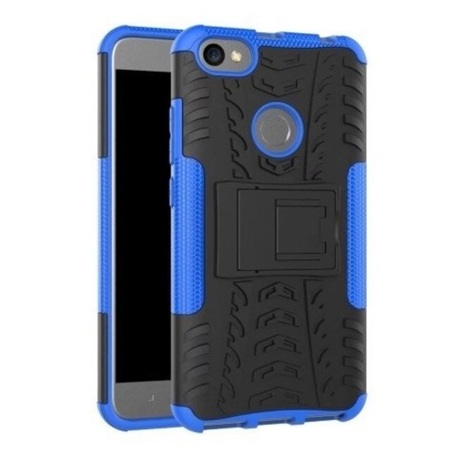 Hoesje geschikt voor Xiaomi Redmi Note 5A - Schokbestendige Back Cover - Blauw