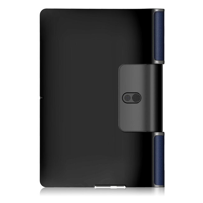Tablet Hoes geschikt voor Lenovo Yoga Smart Tab 10.1 - Tri-Fold Book Case - Donker Blauw