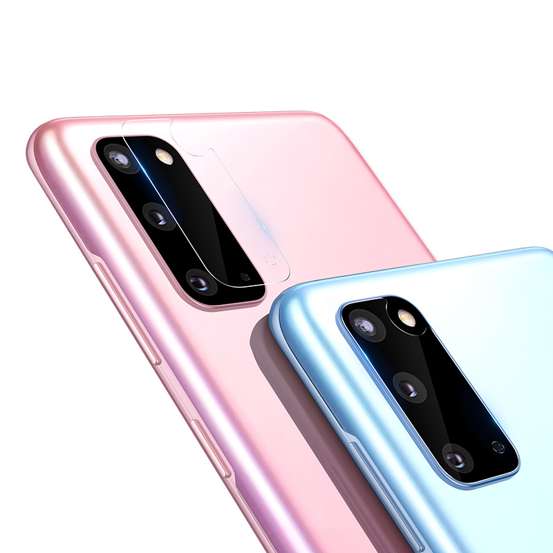 nillkin - Full cover camera lens screenprotector geschikt voor Samsung Galaxy S20 - tempered glass - transparant (2-pack) afbeelding