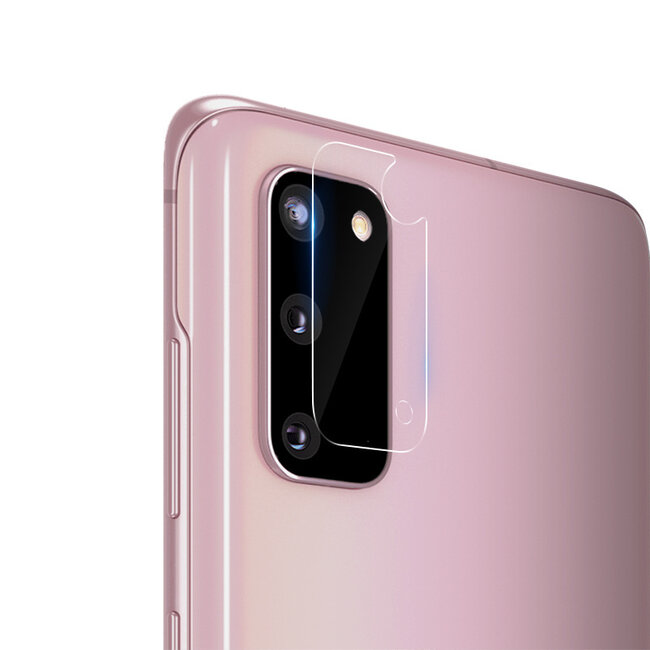 nillkin - Full cover camera lens screenprotector geschikt voor Samsung Galaxy S20 - tempered glass - transparant (2-pack)