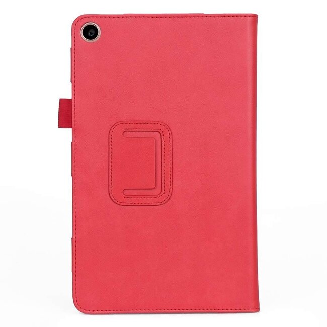Tablet hoes geschikt voor Xiaomi Mi Pad 4 Plus - Hand Strap Book Case - Rood