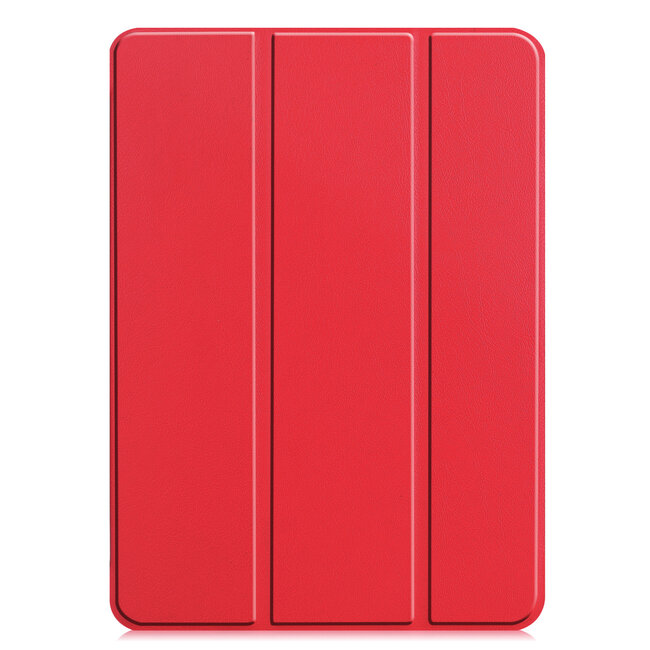Tablet hoes voor Apple iPad Pro 2021 / 2020 tri-fold hoes - Case met Auto Wake/Sleep functie - Rood