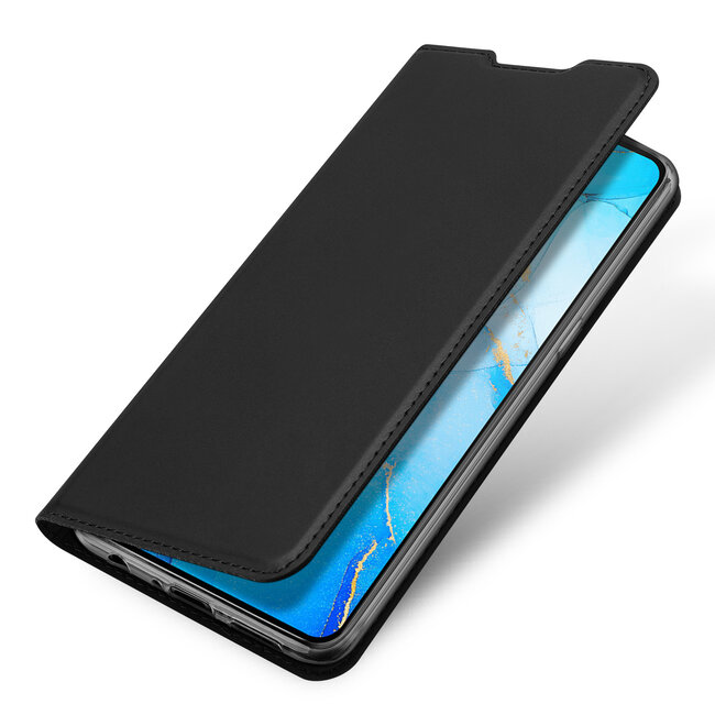 Hoesje geschikt voor Oppo Reno 3 - Dux Ducis Skin Pro Book Case - Zwart