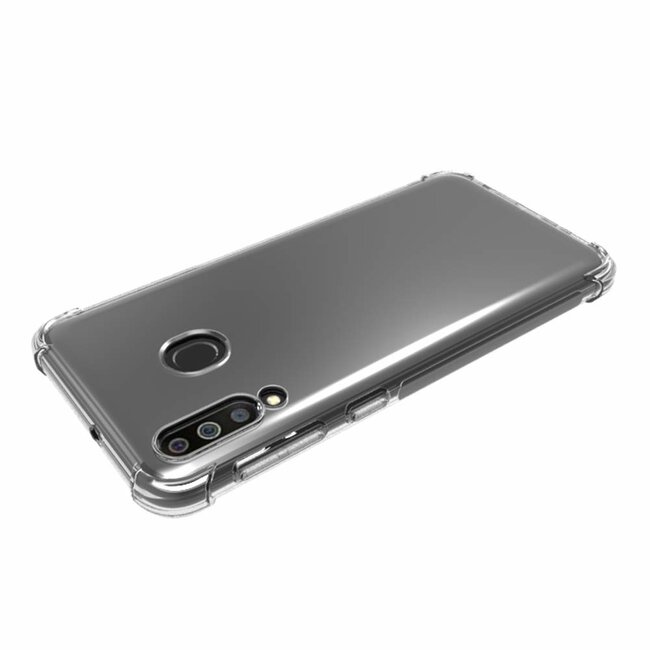 Hoesje geschikt voor Samsung Galaxy M30 - anti-shock tpu back cover - transparant
