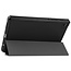 Tablet Hoes geschikt voor Samsung Galaxy Tab A7 Lite - 8.7 inch - TPU Tri-Fold Book Case - Zwart