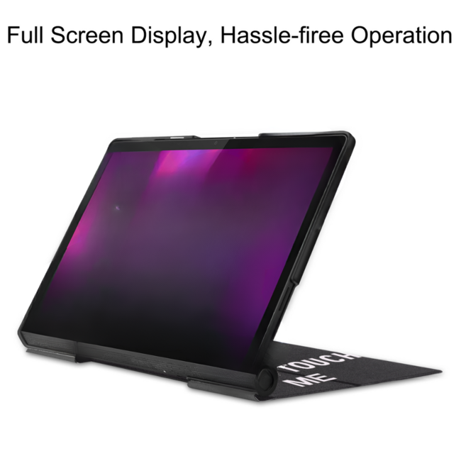 Tablet Hoes geschikt voor Lenovo Yoga Tab 11 (2021) - Tri-Fold Book Case - Don't Touch Me
