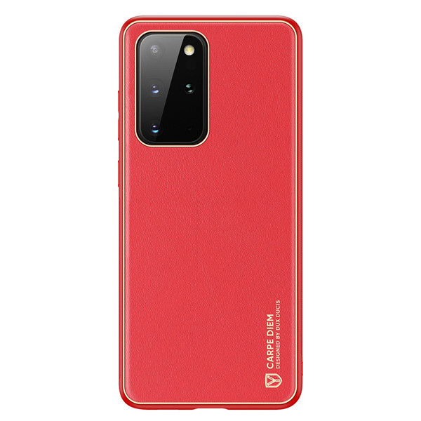Hoesje geschikt voor Samsung Galaxy S20 Plus - dux ducis yolo case - rood afbeelding