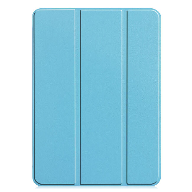 Tablet hoes voor Apple iPad Pro 2021 / 2020 tri-fold hoes - Case met Auto Wake/Sleep functie - Licht Blauw