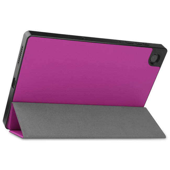 Tablet hoes geschikt voor Lenovo Tab M10 - 10.1 inch - TB-X306f - Book Case met TPU cover - Paars