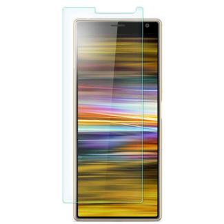Case2go Case2go - Screenprotector geschikt voor Sony Xperia 10 Plus - Tempered Glass - Case Friendly - Transparant