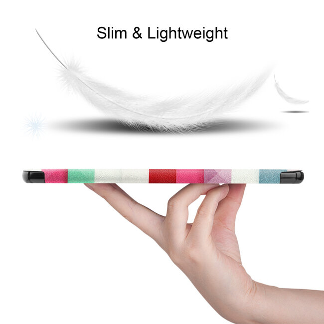 Tablet hoes geschikt voor Huawei MatePad 11 Inch (2021) - Tri-Fold Book Case - Blocks