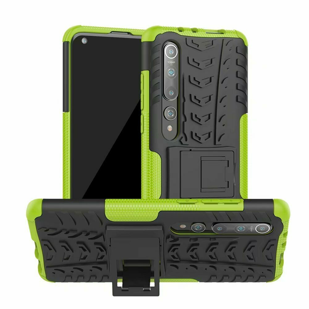 Xiaomi Mi 10 (Pro) Hoesje - Schokbestendige Back Cover - Groen afbeelding