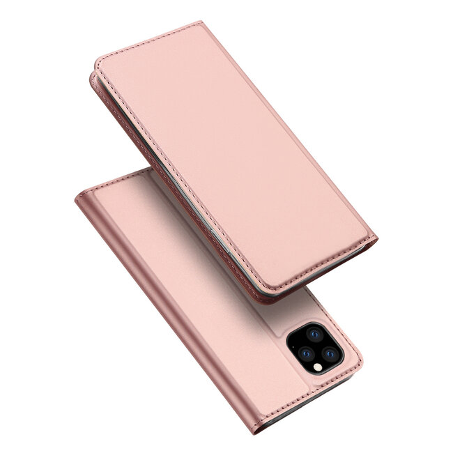 Hoesje geschikt voor iPhone 11 Pro Max - Dux Ducis Skin Pro Book Case - RosÃ©-Goud