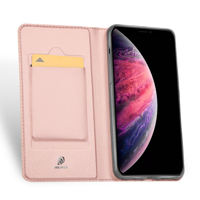 Hoesje geschikt voor iPhone 11 Pro Max - Dux Ducis Skin Pro Book Case - RosÃ©-Goud